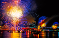 FW107 Fireworks, Sydney Harbour, New Years Eve